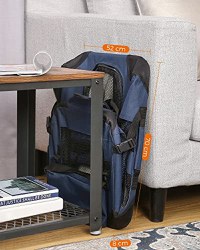 Geanta de transport animale, Feandrea, Albastru-Negru, 70.0x52.0x52.0 cm - 7