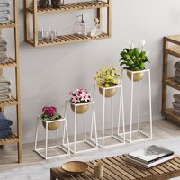 Ghiveci decorativ GED018C Auriu 17x30x30 cm - 1