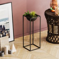 Ghiveci decorativ GED021 Negru 22x60x22 cm - 1