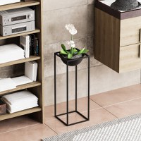 Ghiveci decorativ GED021 Negru 22x60x22 cm - 2