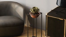 Ghiveci decorativ GED021B Cupru 22x60x22 cm