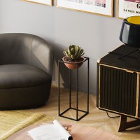 Ghiveci decorativ GED021B Cupru 22x60x22 cm - 1