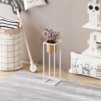 Ghiveci decorativ GED023C Auriu 15x50x15 cm - 3