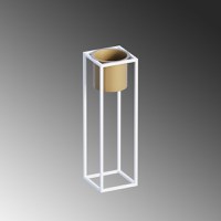 Ghiveci decorativ GED023C Auriu 15x50x15 cm - 5