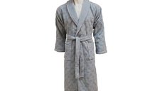 Halat de Baie Jacquard Velour, Unisex, Demore Blue