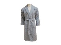 Halat de Baie Jacquard Velour, Unisex, Demore Blue - 1