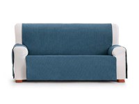 Husa Canapea 2 Persoane, Loira Albastru, C03, 110 cm (Policoton) - 1