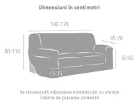 Husa Canapea cu Elastic, Atlas C11, 140-170 cm - 2