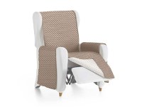 Husa Matlasata Fotoliu Impermeabila Oslo Bej, C01 (Microfibra) - 1