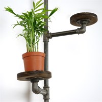 Jardinieră BORURAF263 Argintiu 114x31x12 cm - 2