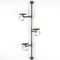 Jardinieră BORURAF263 Argintiu 114x31x12 cm - 4