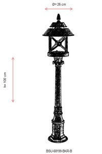 Lampadar de exterior 68199 Maro 100x26 cm - 3