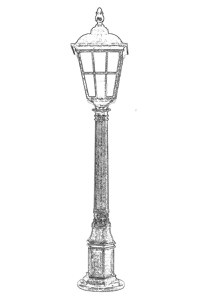 Lampadar de exterior Baraka Maro 100x20 cm - 2