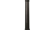 Lampadar de exterior M4B Negru 90x25 cm