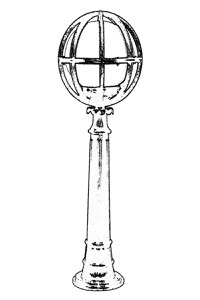 Lampadar de exterior M6BOP Negru 100x30 cm - 2