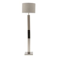 Lampadar din Metal PWL-0940, E27, argintiu-negru-gri, 43x43x153 cm - 2