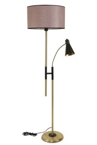 Lampadar Forza Eskitme Lambader Silindir Hasır Gül Kurusu Abajurlu Trandafiriu Prafuit / Aramiu - 1