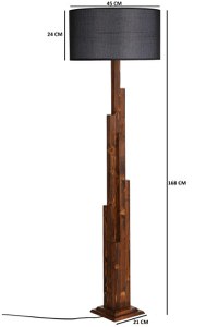 Lampadar Kule Negru Nuc - 4