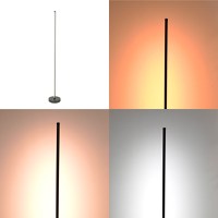 Lampadar LED Topelia Negru 20x20x140 cm - 2