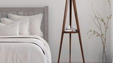 Lampadar Sehbali Gri 26x26x65 cm - Eleganță și Funcționalitate