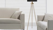 Lampadar Star Eskitme Lambader Silindir 02 Rattan Abajurlu Aramiu