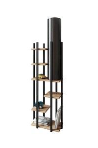 Lampadar Vogue Negru 25x160x45 cm - 1