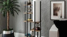 Lampadar Vogue - SRC Negru/Alb Natural