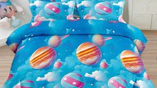 Lenjerie 1 Persoana 3D Neri (Finet)