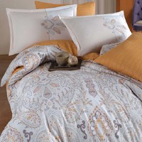 Lenjerie 1 Persoana Aramis Hardal (Bumbac 100%) - 2