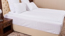 Lenjerie 1 Persoana Micra Alba (Microfibra Satinata)