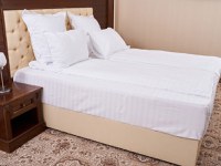 Lenjerie 1 Persoana Micra Alba (Microfibra Satinata) - 1