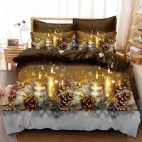 Lenjerie 1 Persoana Mos Craciun Jolly V29 (Finet) - 1