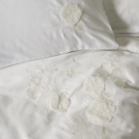 Lenjerie 3D Gembira Alb (Satin Deluxe) - 2