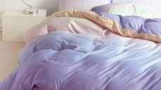 Lenjerie Accent Cobalt 4 Piese (Bumbac Satinat)