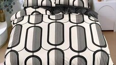 Lenjerie Black Frame (Bumbac Satinat)