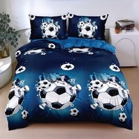 Lenjerie Blue Football (Bumbac Satinat) - 1
