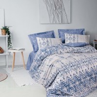 Lenjerie Cleo Albastru (Bumbac 100%) - 1