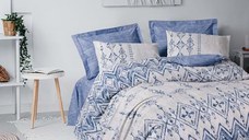 Lenjerie Cleo Albastru (Bumbac 100%)