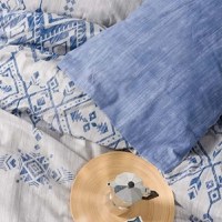 Lenjerie Cleo Albastru (Bumbac 100%) - 2