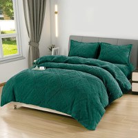 Lenjerie cocolino cu Elastic 180x200 Sigma V22 Verde inchis (Cocolino) - 1