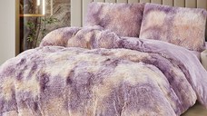 Lenjerie Cocolino Fluffy V24 cu elastic 180x200, 4 Piese (Cocolino)