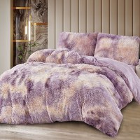 Lenjerie Cocolino Fluffy V24 cu elastic 180x200, 4 Piese (Cocolino) - 1
