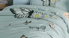 Lenjerie Copii Daisy Love V1 Mint (Bumbac 100%)