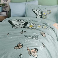 Lenjerie Copii Daisy Love V1 Mint (Bumbac 100%) - 1