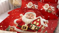 Lenjerie Craciun Noel V104 6 Piese (Finet)