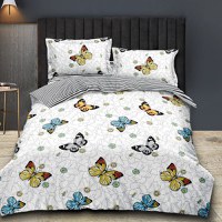 Lenjerie cu Elastic 180x200 Candy (Bumbac Satinat) - 1
