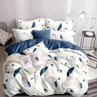 Lenjerie cu Elastic 180x200 Cool Feather (Bumbac Satinat) - 1