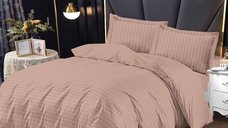 Lenjerie Damasc cu elastic 180x200 Bright V6 Bej inchis (Finet)