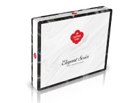 Lenjerie Elegant Stripe Negru (Satin Deluxe) - 2