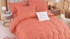 Lenjerie Flowers Orange 6 Piese (Finet)